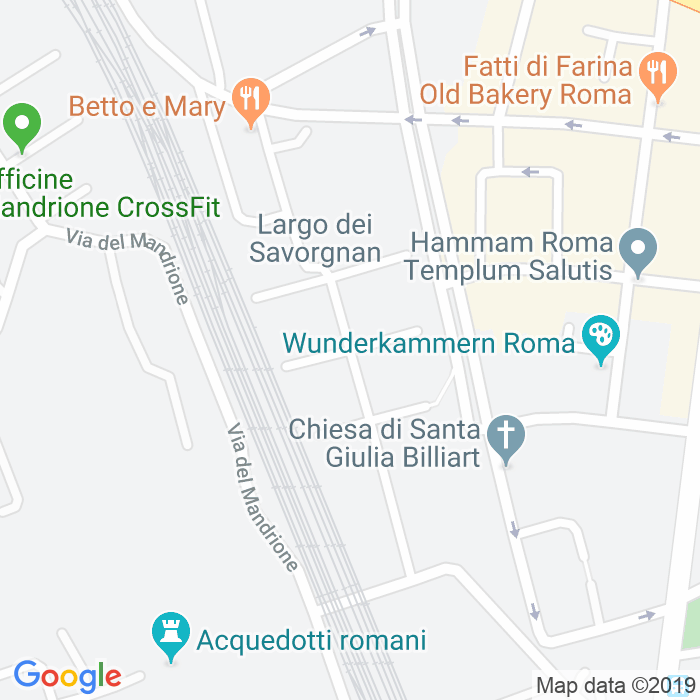 CAP di Via Dei Savorgnan a Roma