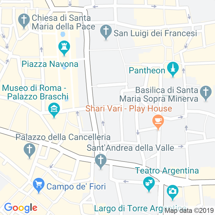 CAP di Via Dei Sediari a Roma