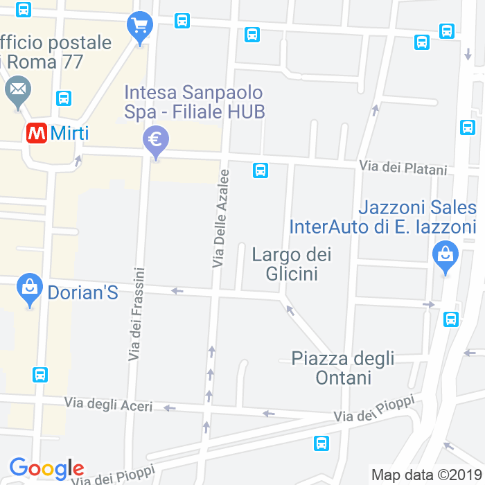CAP di Via Dei Tigli a Roma