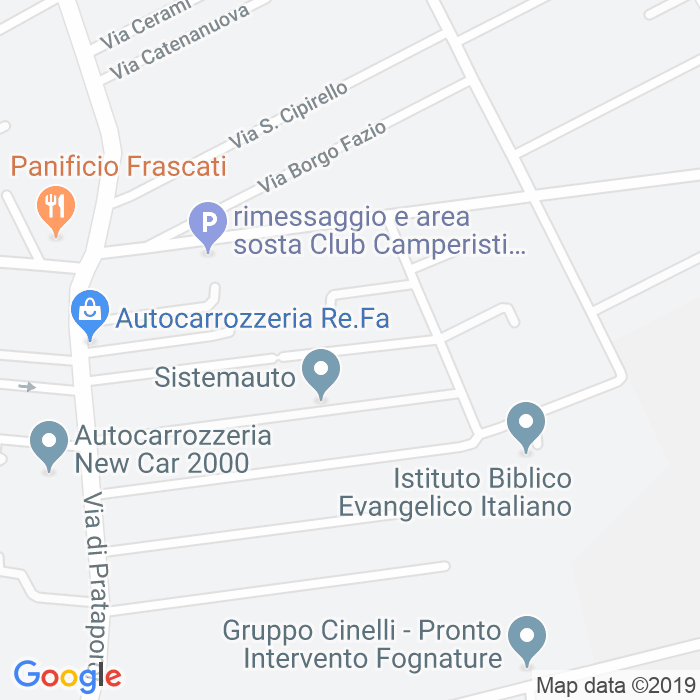 CAP di Via Del Casale Corvio a Roma