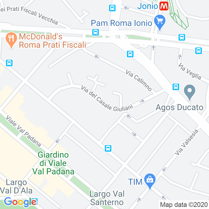 CAP di Via Del Casale Giuliani a Roma
