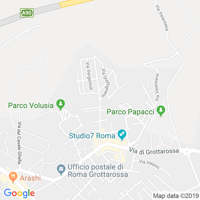 CAP di Via Del Fosso Del Poggio a Roma
