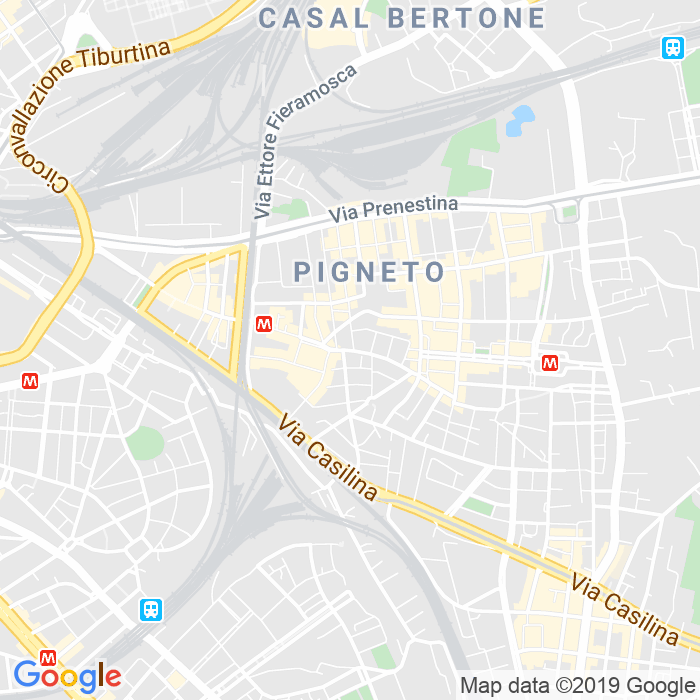 CAP di Via Del Pigneto a Roma