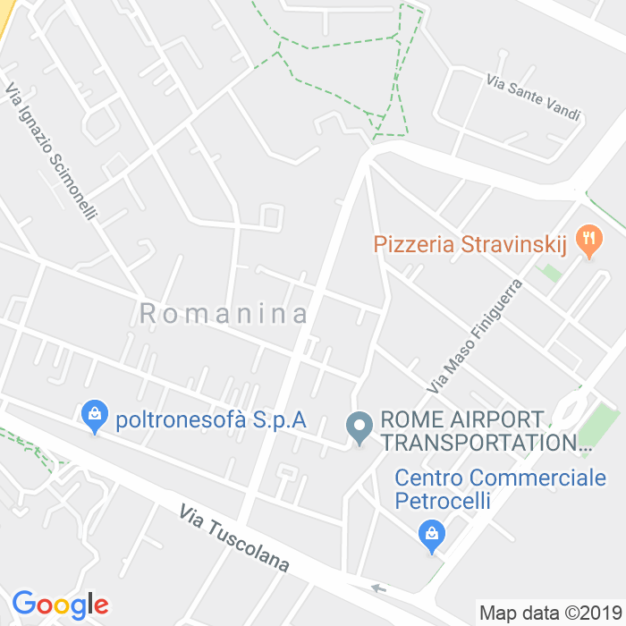 CAP di Via Del Ponte Delle Sette Miglia a Roma