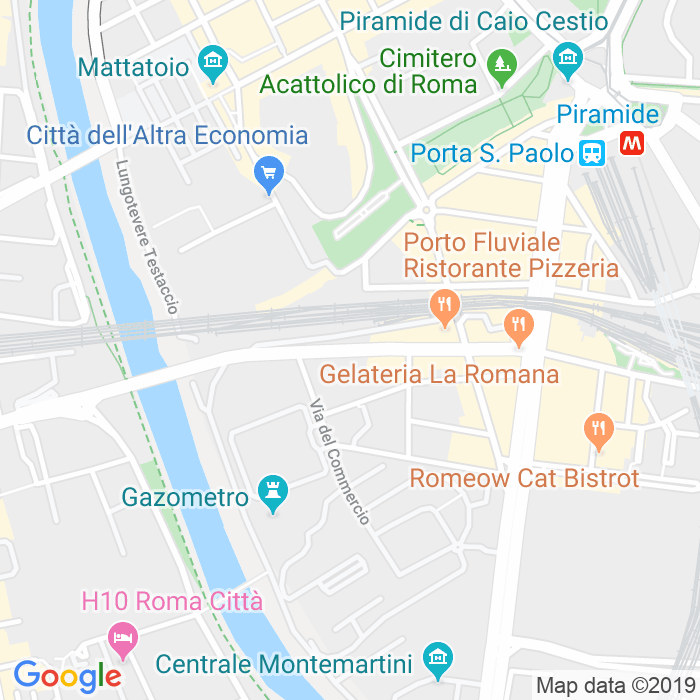 CAP di Via Del Porto Fluviale a Roma