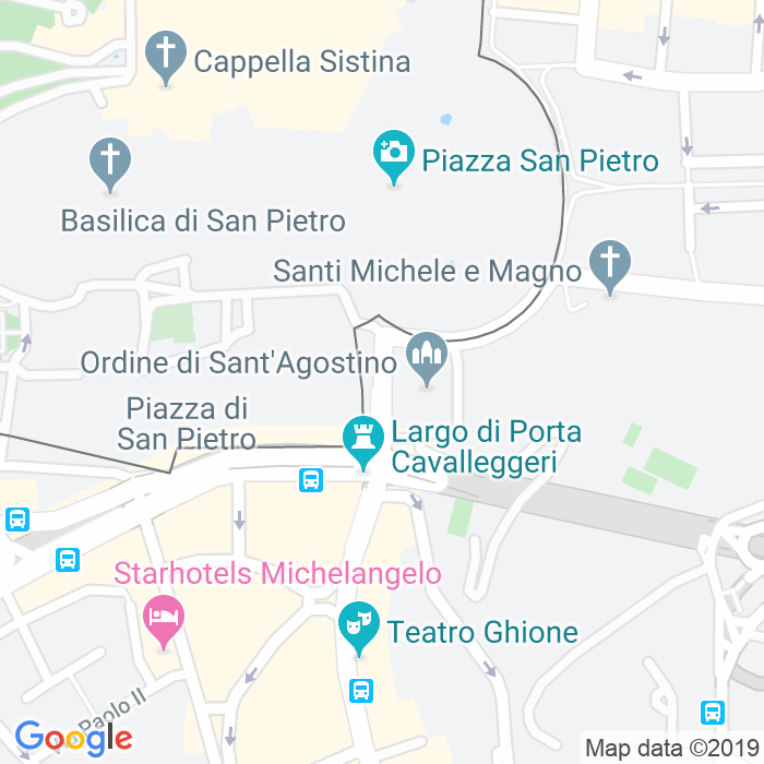 CAP di Via Del Sant'Uffizio a Roma