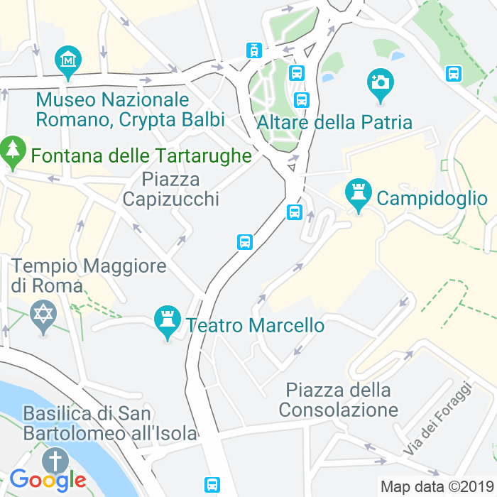 CAP di Via Del Teatro Di Marcello a Roma