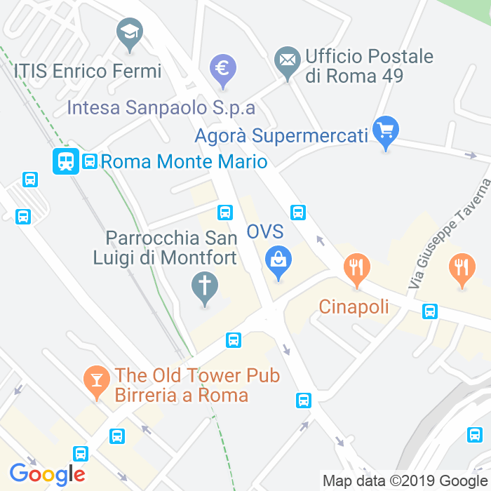CAP di Via Dell Acquedotto Del Peschiera a Roma