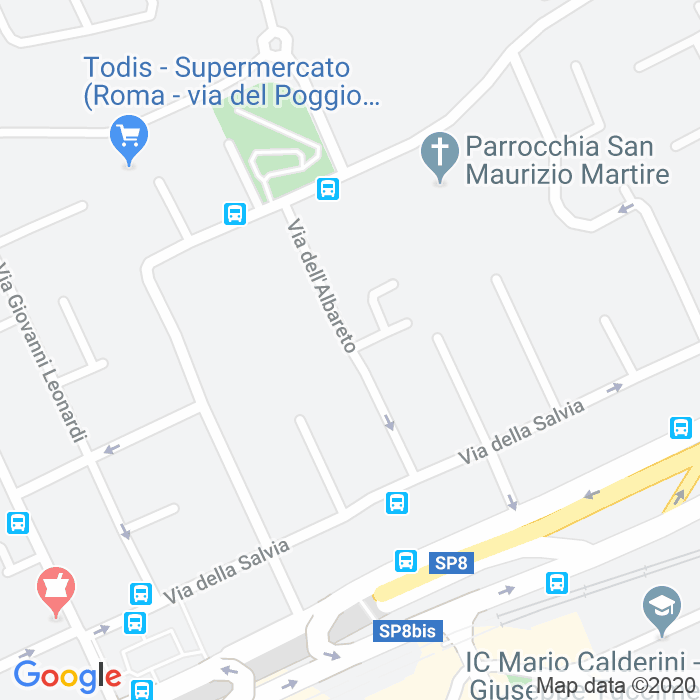 CAP di Via Dell Albareto a Roma