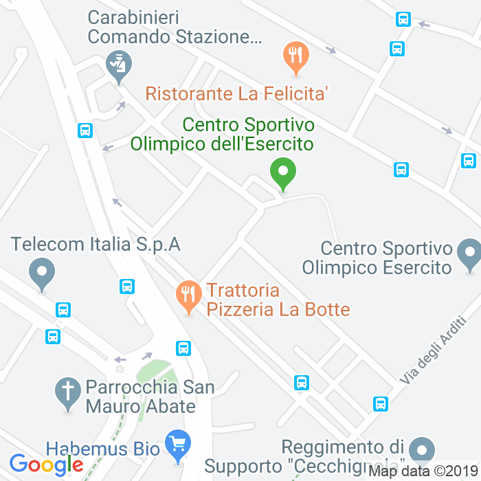 CAP di Via Della Divisione Folgore a Roma
