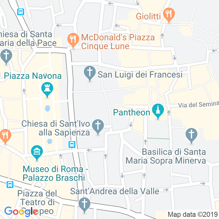 CAP di Via Della Dogana Vecchia a Roma