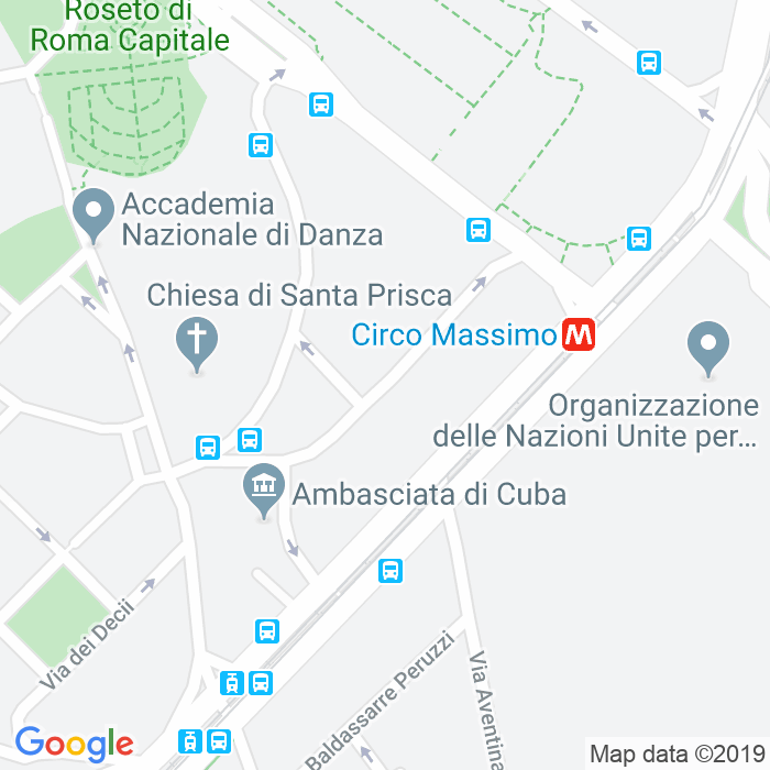 CAP di Via Della Fonte Di Fauno a Roma