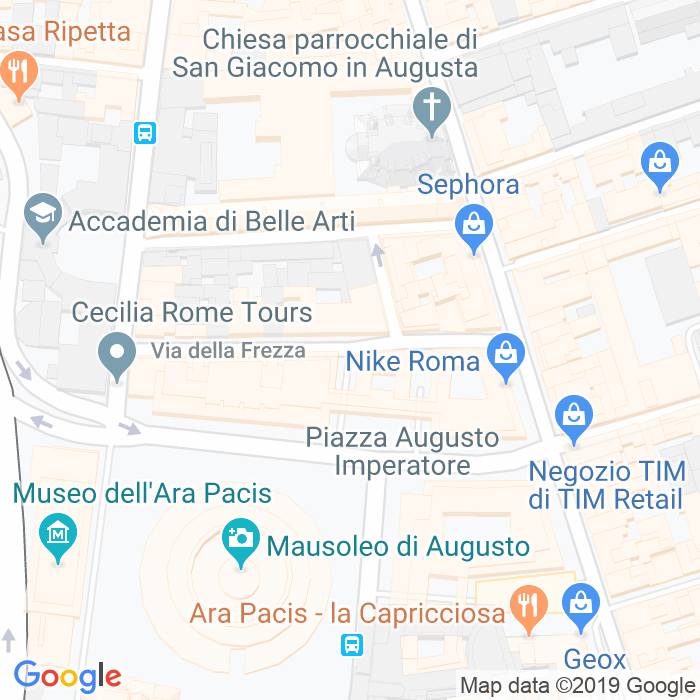 CAP di Via Della Frezza a Roma