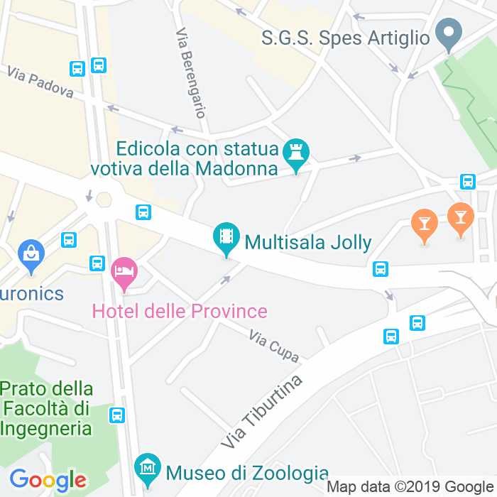 CAP di Via Della Lega Lombarda a Roma