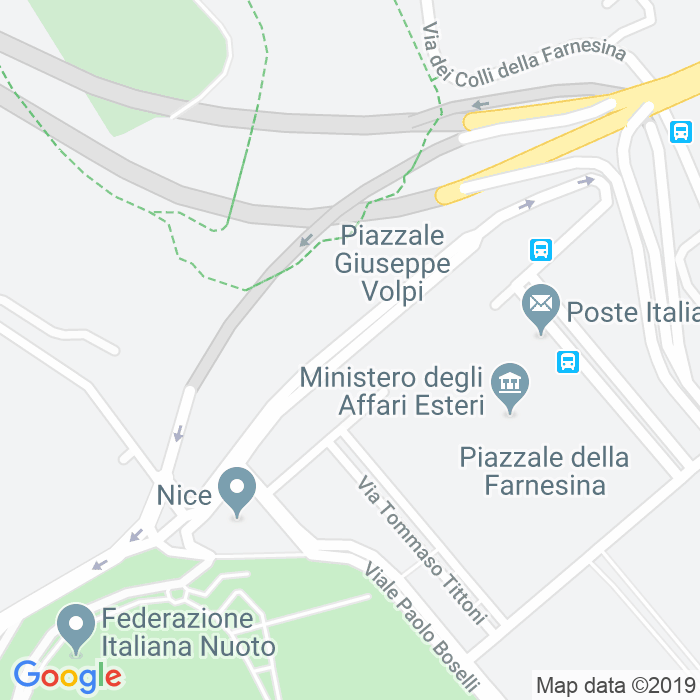 CAP di Via Della Macchia Della Farnesina a Roma