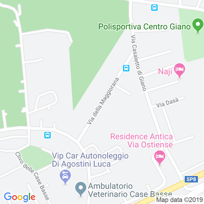 CAP di Via Della Maggiorana a Roma