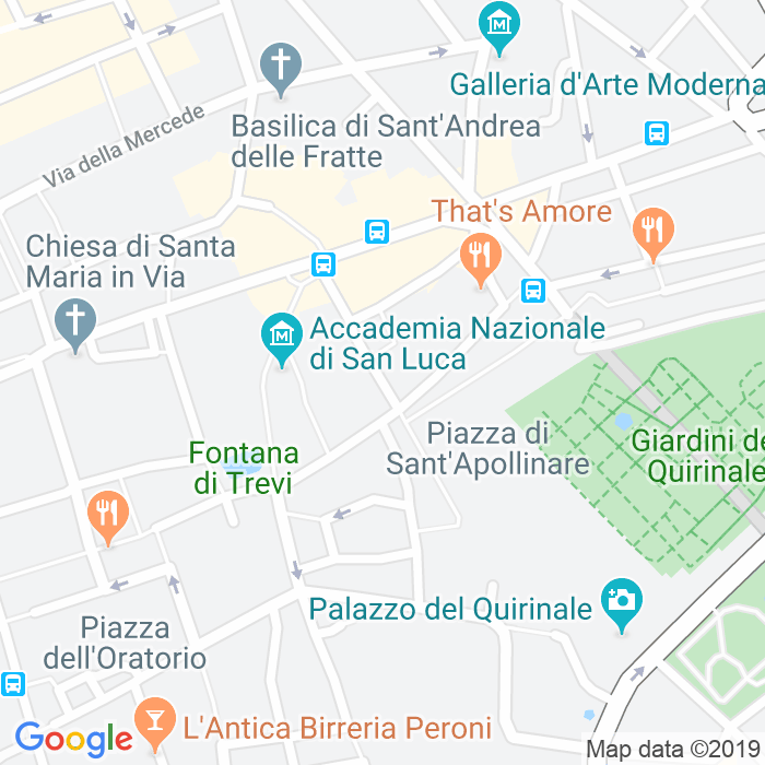 CAP di Via Della Panetteria a Roma