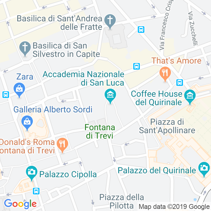CAP di Via Della Stamperia a Roma