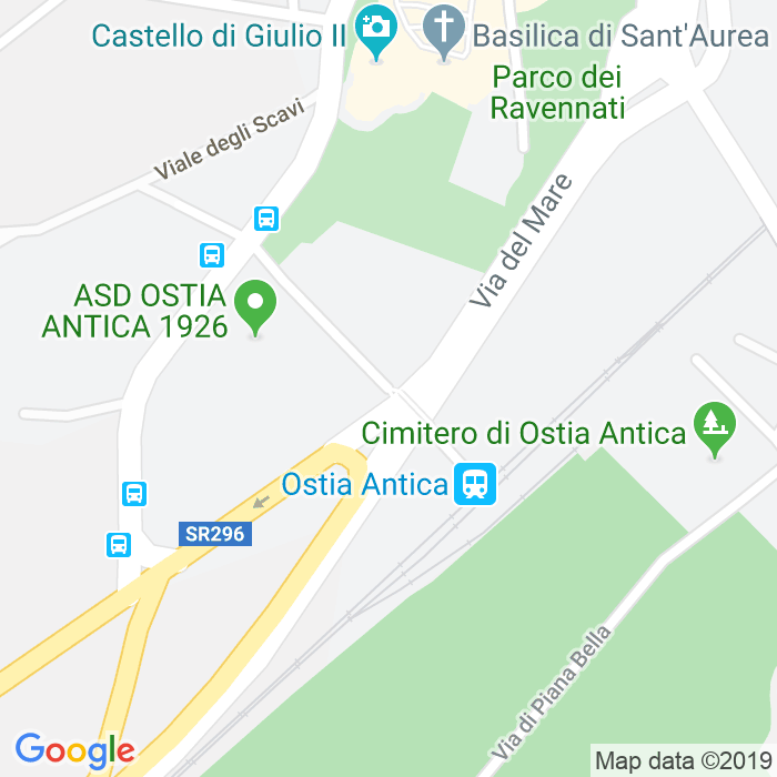 CAP di Via Della Stazione Di Ostia Antica a Roma