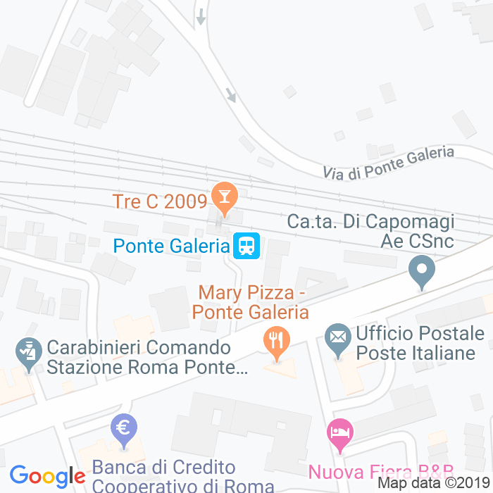 CAP di Via Della Stazione Di Ponte Galeria a Roma