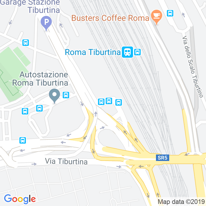 CAP di Via Della Stazione Tiburtina a Roma