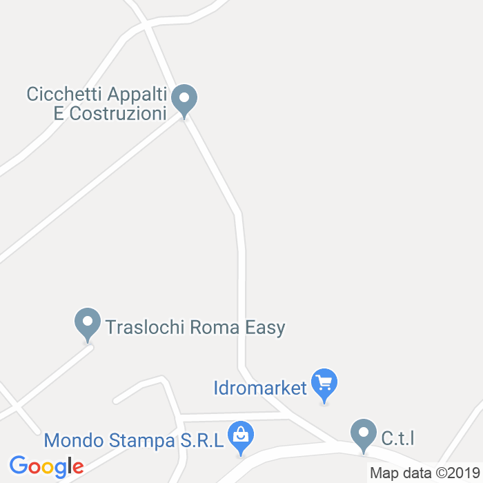 CAP di Via Della Tenuta Di Santa Cecilia a Roma