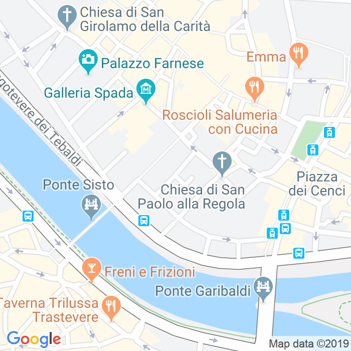 CAP di Via Della Trinita'Dei Pellegrini a Roma