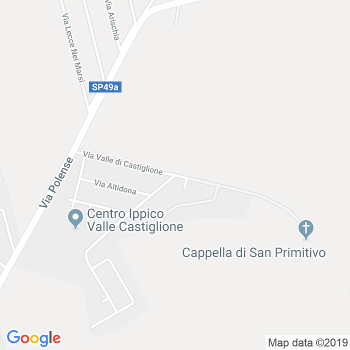 CAP di Via Della Valle Di Castiglione a Roma