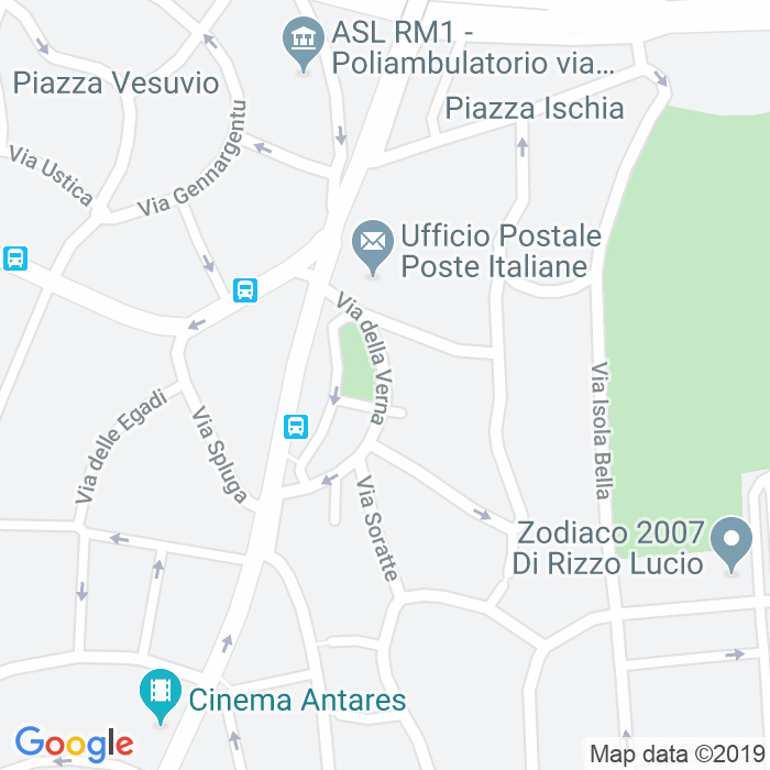 CAP di Via Della Verna a Roma