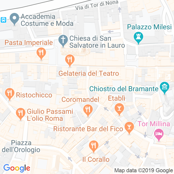 CAP di Via Della Vetrina a Roma