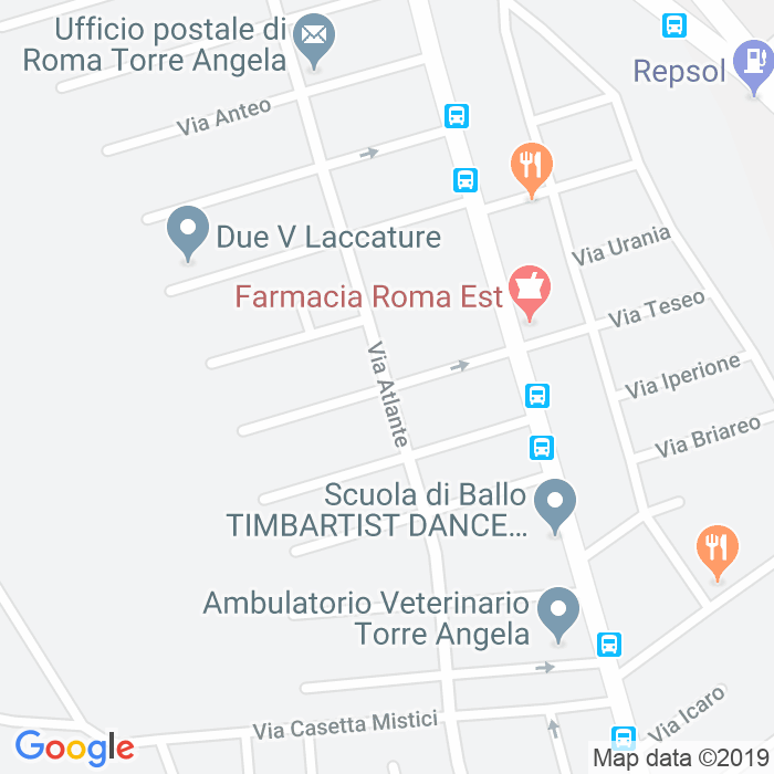 CAP di Via Delle Amadriadi a Roma