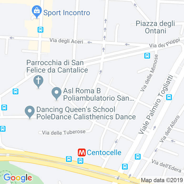 CAP di Via Delle Begonie a Roma