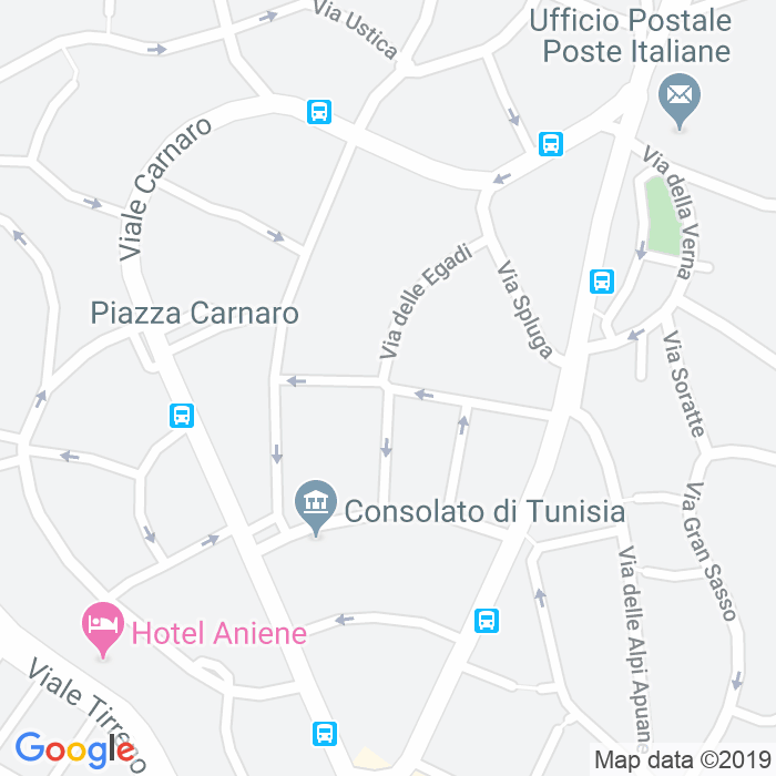 CAP di Via Delle Egadi a Roma