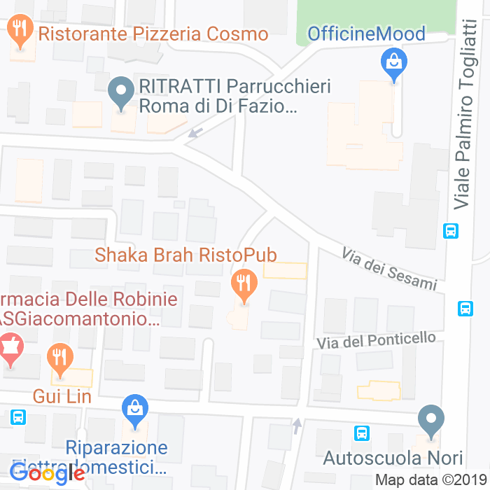 CAP di Via Delle Salvinie a Roma