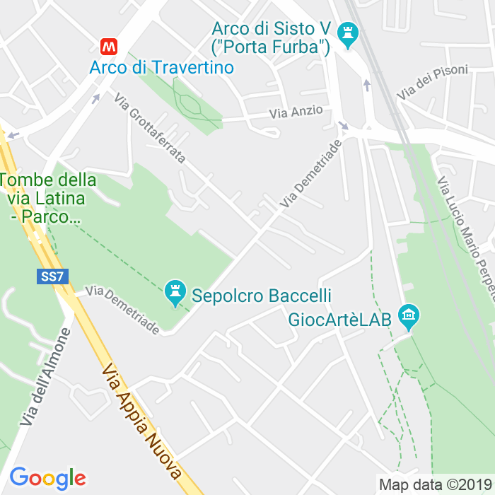 CAP di Via Demetriade a Roma