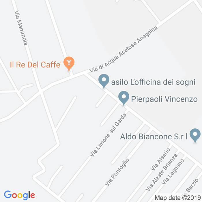 CAP di Via Desenzano Del Garda a Roma