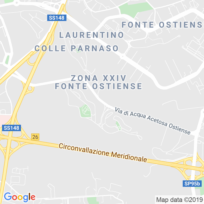 CAP di Via Di Acqua Acetosa Ostiense a Roma