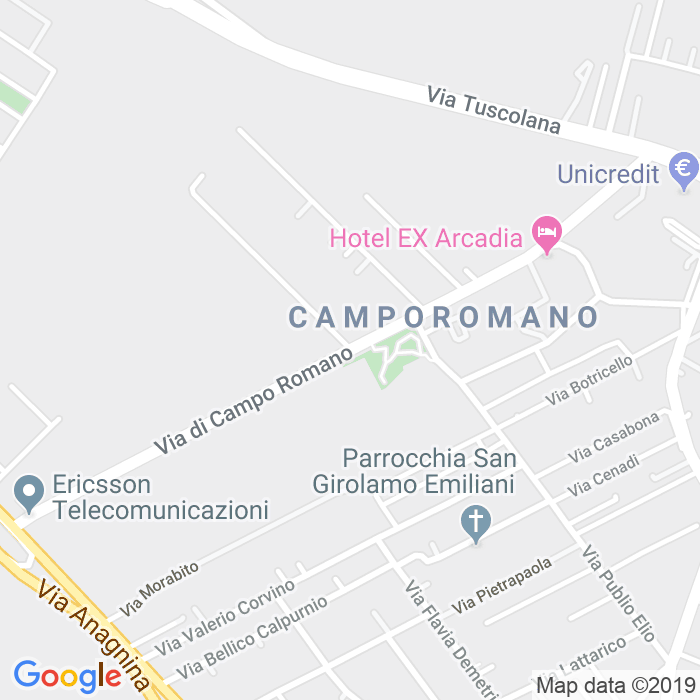 CAP di Via Di Campo Romano a Roma