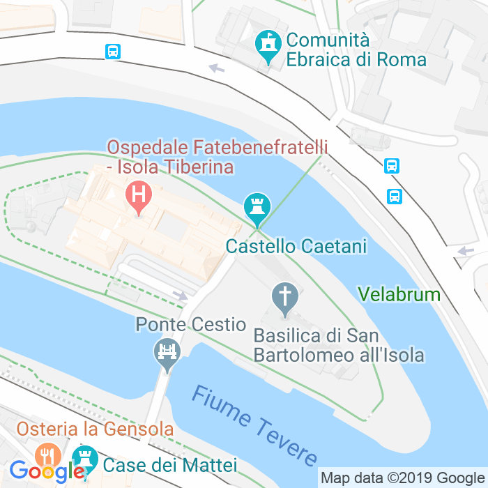 CAP di Via Di Ponte Quattro Capi a Roma