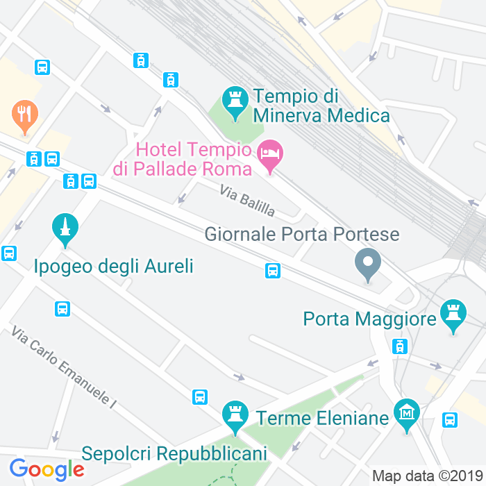 CAP di Via Di Porta Maggiore a Roma
