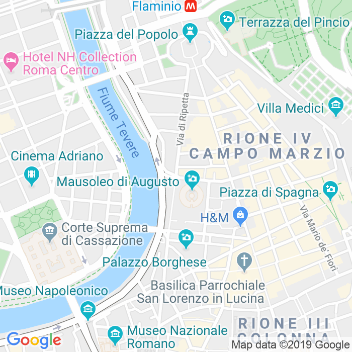 CAP di Via Di Ripetta a Roma