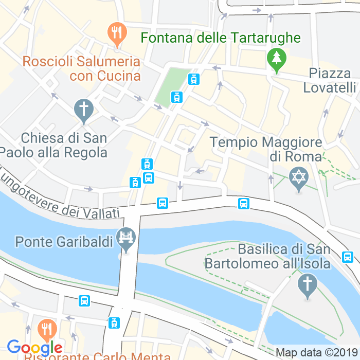 CAP di Via Di San Bartolomeo De'Vaccinari a Roma