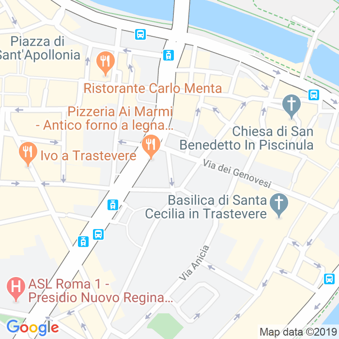 CAP di Via Di San Crisogono a Roma