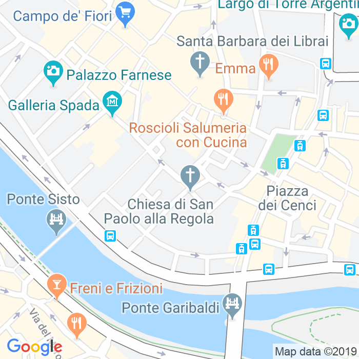 CAP di Via Di San Paolo Alla Regola a Roma
