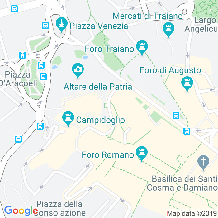 CAP di Via Di San Pietro In Carcere a Roma