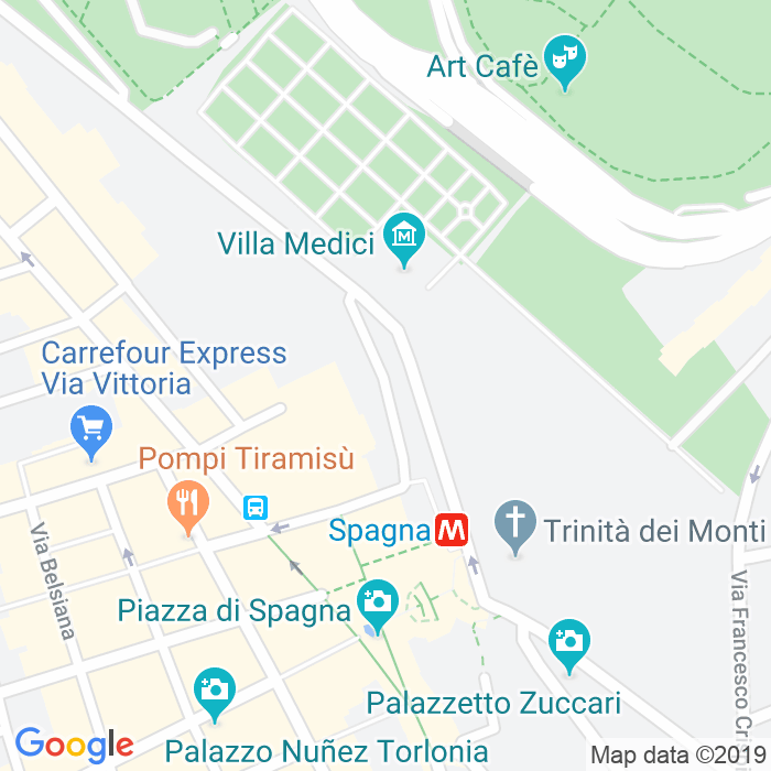 CAP di Via Di San Sebastianello a Roma