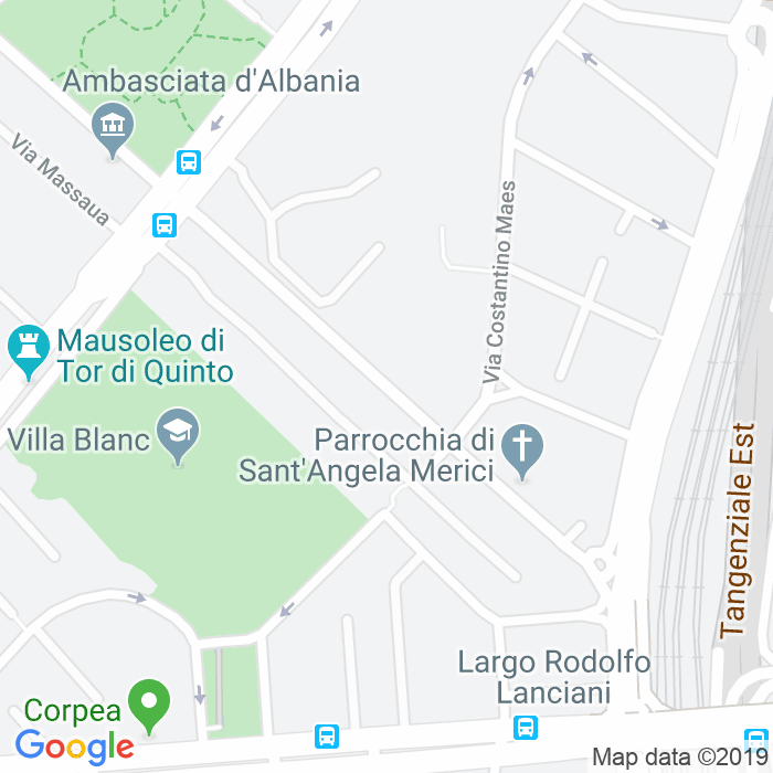 CAP di Via Di Sant'Angela Merici a Roma