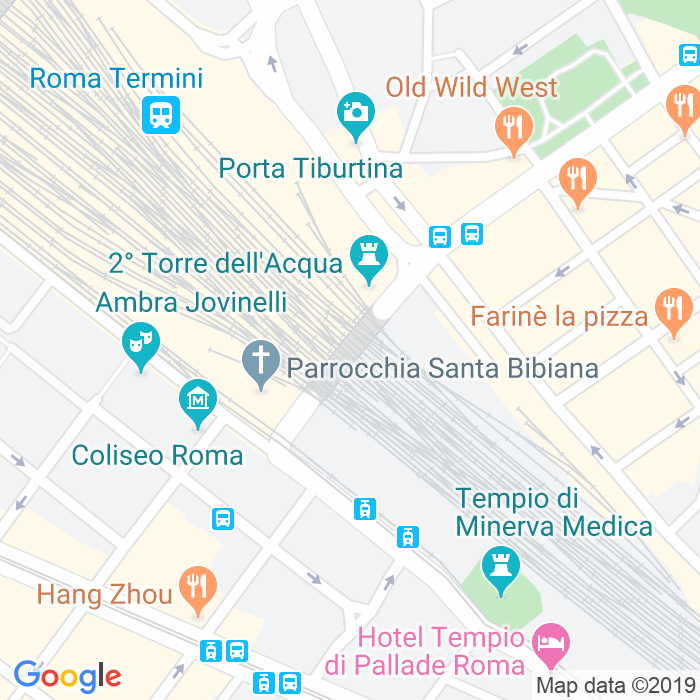 CAP di Via Di Santa Bibiana a Roma