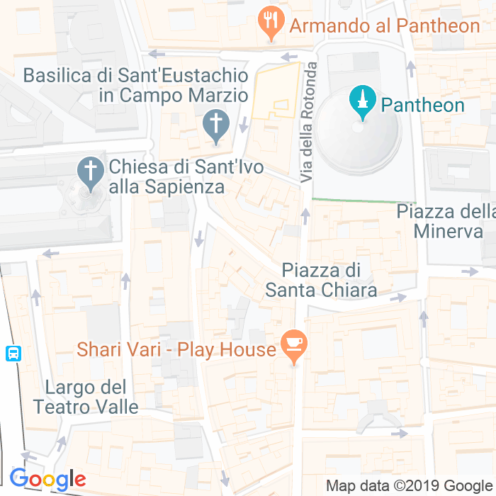 CAP di Via Di Santa Chiara a Roma