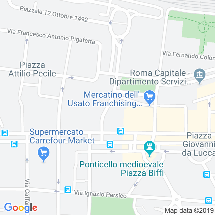 CAP di Via Di Santa Galla a Roma